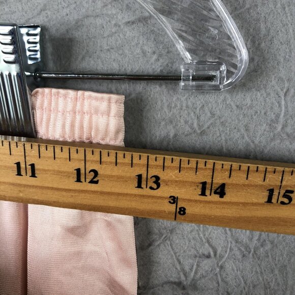 VINTAGE Vanity Fair 3 Piece Pajama Set Womens 34 Pink Nylon Robe Made USA 90s - Picture 7 of 16